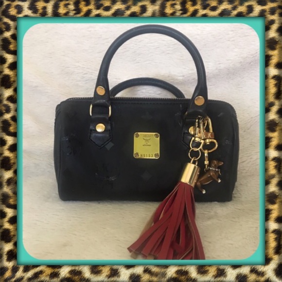 MCM Handbags - 👑AUTHENTIC MCM Visetos Black Mini bag